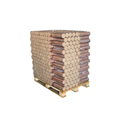 Hartholzbriketts rund 10 kg ^ New