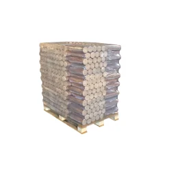 Hartholzbriketts rund 10 kg ^ New