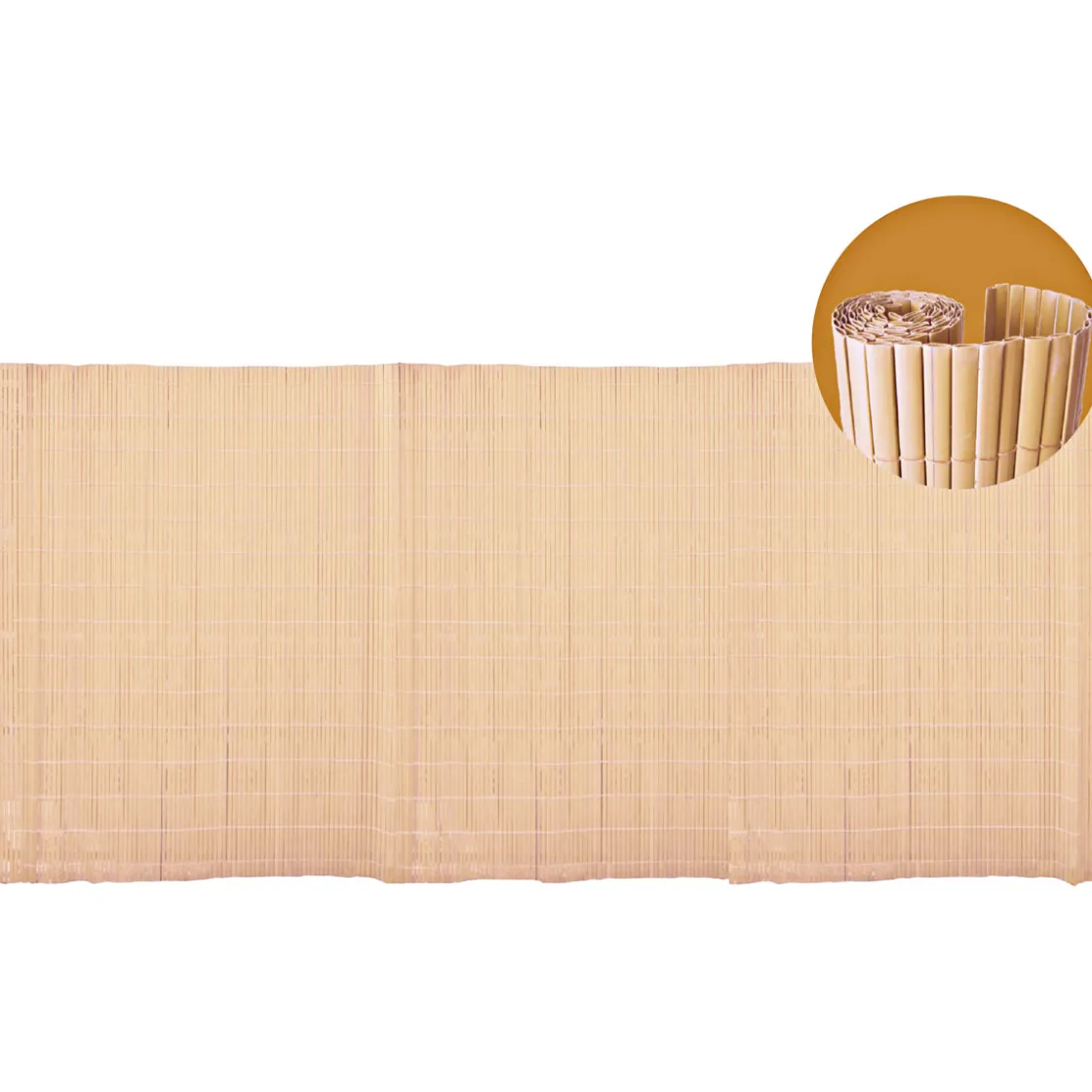 Sichtschutzmatte 140 x 300 cm bambus ^ Hartmann Sale