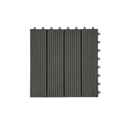 WPC Fliese Anthrazit 30x30x2,2cm ^ Hartmann Sale