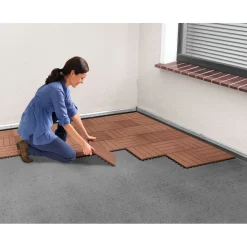 WPC-Klickfliese 30 x 30 cm ^ Hartmann Discount