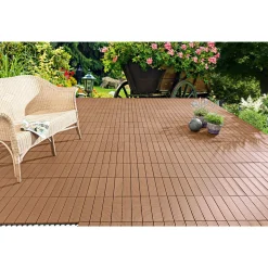 WPC-Klickfliese 30 x 30 cm ^ Hartmann Discount