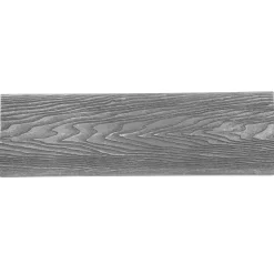 WPC-Terrassendiele grau geriffelt 200 x 14,5 x 2,3 cm ^ Hartmann Online