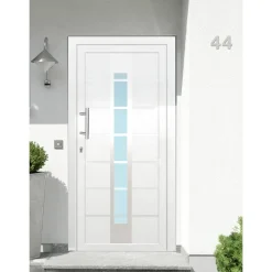 Haustür Kunststoff T84 weiß 100 x 210 cm Anschlag rechts ^ Hot