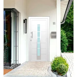 Haustür Kunststoff T84 weiß 100 x 210 cm Anschlag rechts ^ Hot