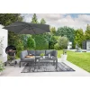 Haveson Ampelschirm Salerno 300 cm anthrazit ^ Discount