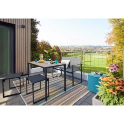 Balkon-Set Zürich 4-teilig ^ Haveson Sale