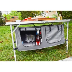 Camping-Tisch mit Ablagefächern ^ Haveson Best