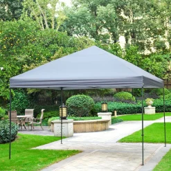 Faltpavillon LxBxH ca 298 x 295 x 272 cm grau ^ Haveson Best