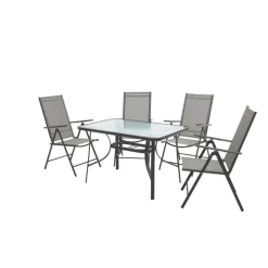 Gartenmöbelset Leipzig 5-teilig ^ Haveson Sale