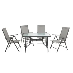 Gartenmöbelset Leipzig 5-teilig ^ Haveson Sale