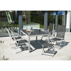 Gartentisch Smart silber/grau ^ Haveson Hot