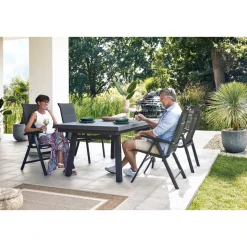Gartentisch Taranto, ausziehbar200/260x100x76,5cm ^ Haveson Hot