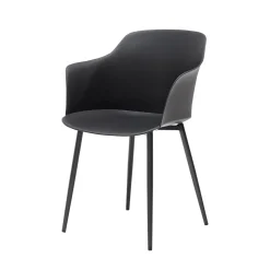 Kunststoff-Sessel Madeira schwarz ^ Haveson Clearance