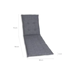 Liegenauflage 190x58x4cm ^ Haveson Discount