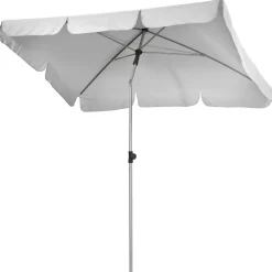 Marktschirm Udine silber-grau 210 x 140 cm ^ Haveson Best