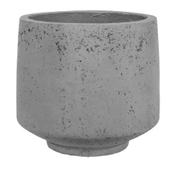 Pflanztopf PORES grau 32 x 32 x 29 cm ^ Haveson Outlet