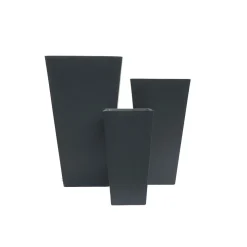 Pflanztopf Terrazzo konisch-eckig 42 x 42 x 75 cm ^ Haveson