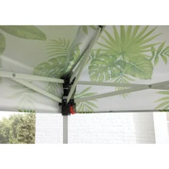 Push-Up Mini-Faltpavillon PALM LEAF 150 x 150 cm ^ Haveson