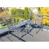 Stapelsessel Lyon Streckmetall anthrazit ^ Haveson Hot