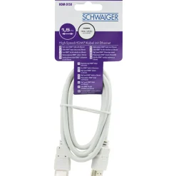 HDMI-Kabel HDMI-St/St 1,5m ws ^ Schwaiger Discount