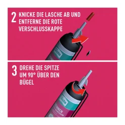 Henkel Dichtstoff Füllen und Ausbessern 100 ml ^ Sista Hot