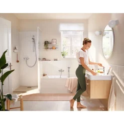 HG Wannenarmatur Rebris S,chrom,mitKeramik-Mischsystem,1/2" Brauseanschluss ^ Hansgrohe Outlet