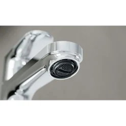 HG WT-Armatur Rebris S, Keramikkart. chrmit Cold-Start u. EcoSmart-Funktion ^ Hansgrohe