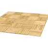 Holzfliese Kiefer geriffelt braun 50 x 50 cm ^ Sale