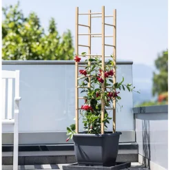 Holz-Rankhilfe Turm 29x29x145cm ^ Windhager