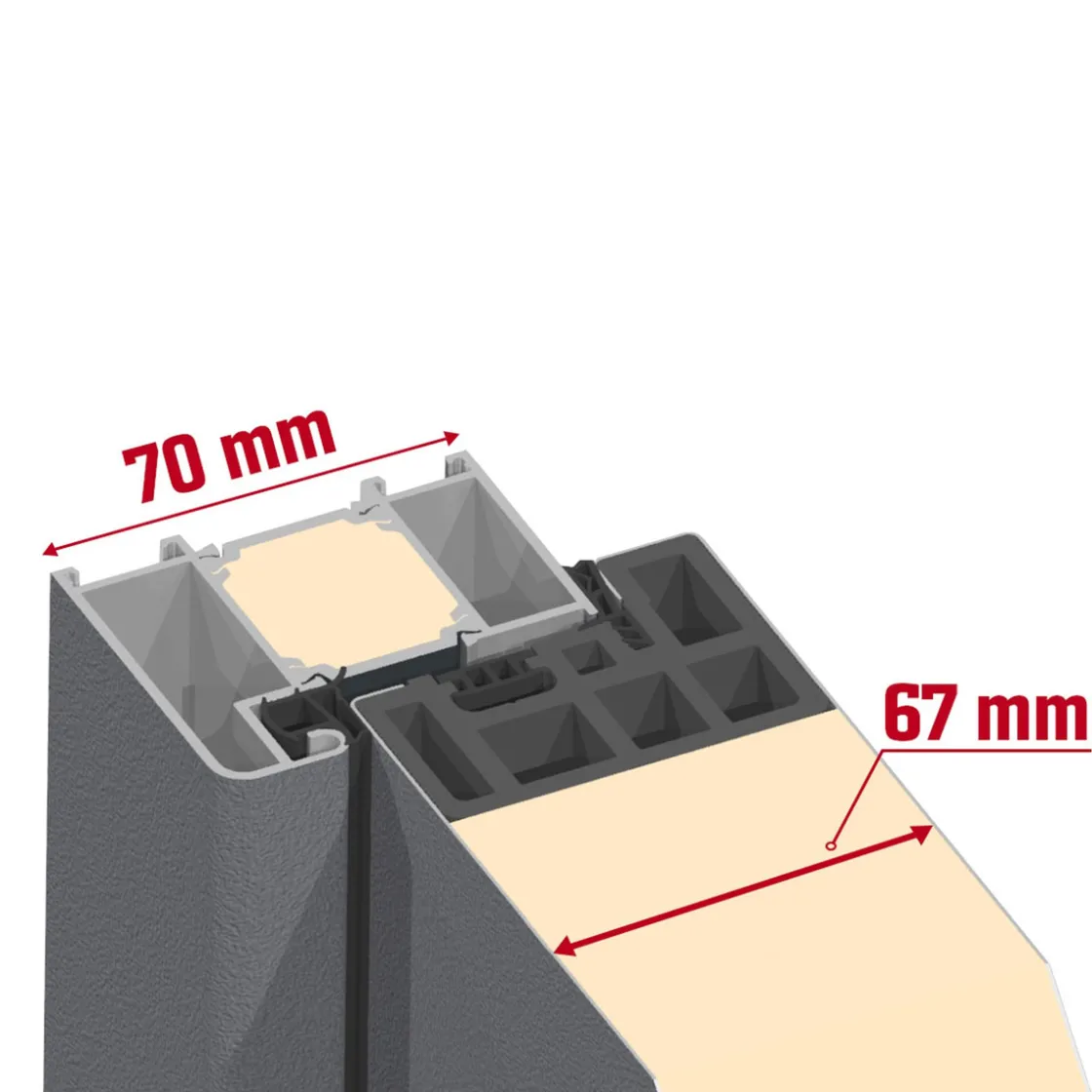 HT Malmo RC2 110x210cm Energiesparend u.Einbruchsicher RC2 Ud 0,79W/m2K,Anthr R ^ SplenDoor Hot