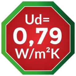 HT Malmo RC2 110x210cm Energiesparend u.Einbruchsicher RC2 Ud 0,79W/m2K,Anthr R ^ SplenDoor Hot