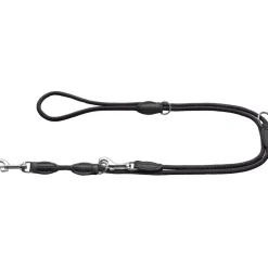 Führleine Freestyle schwarz 200 x 0,8 cm ^ Hunter