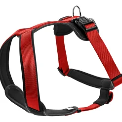 Hundegeschirr Neopren rot-schwarz Größe XS ^ Hunter Online
