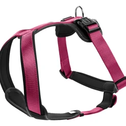 Hundegeschirr Neopren himbeer-schwarz Größe M1 ^ Hunter Clearance