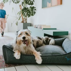 Hundesofa Prag blau 90 x 70 cm ^ Hunter