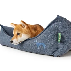 Hundesofa Prag blau 90 x 70 cm ^ Hunter