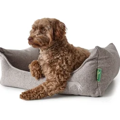 Hundesofa Prag grau 90 x 70 cm ^ Hunter Hot