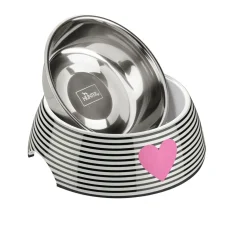 Melamin-Napf Biri weiß-schwarz 700 ml ^ Hunter Hot