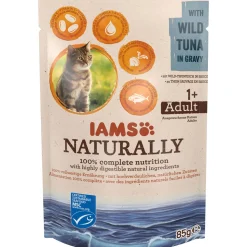 Nassfutter Naturally Katze Erwachsen Thunfisch 85 g ^ iams Hot
