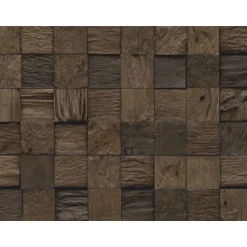 Teak Classic Cube Sulavesi Inh. 10Stueck, 552x184x10-20 mm ^ Indo New