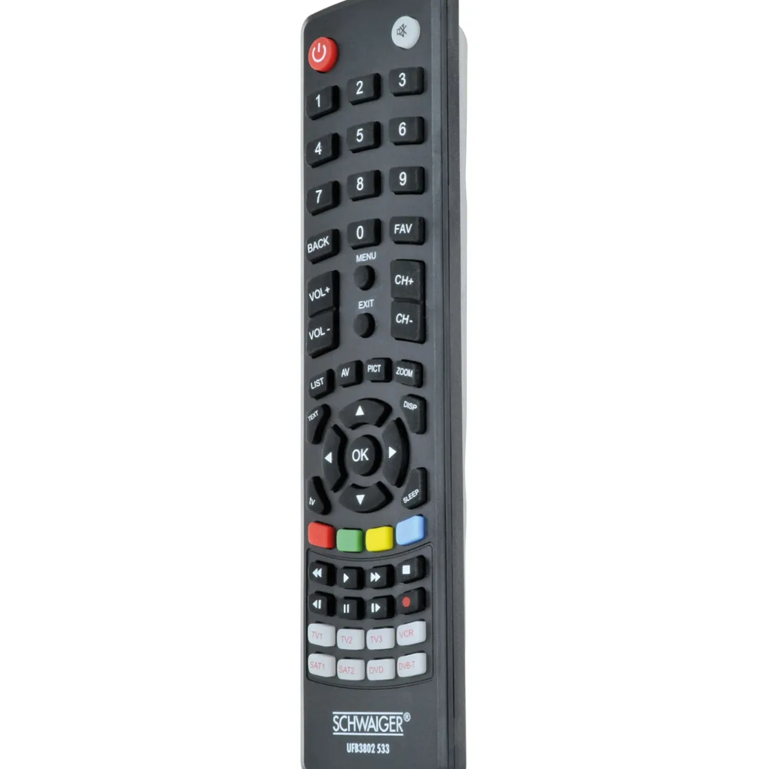8in1 Universalfernbedienung 58 TastenDatenbank ^ Schwaiger Sale