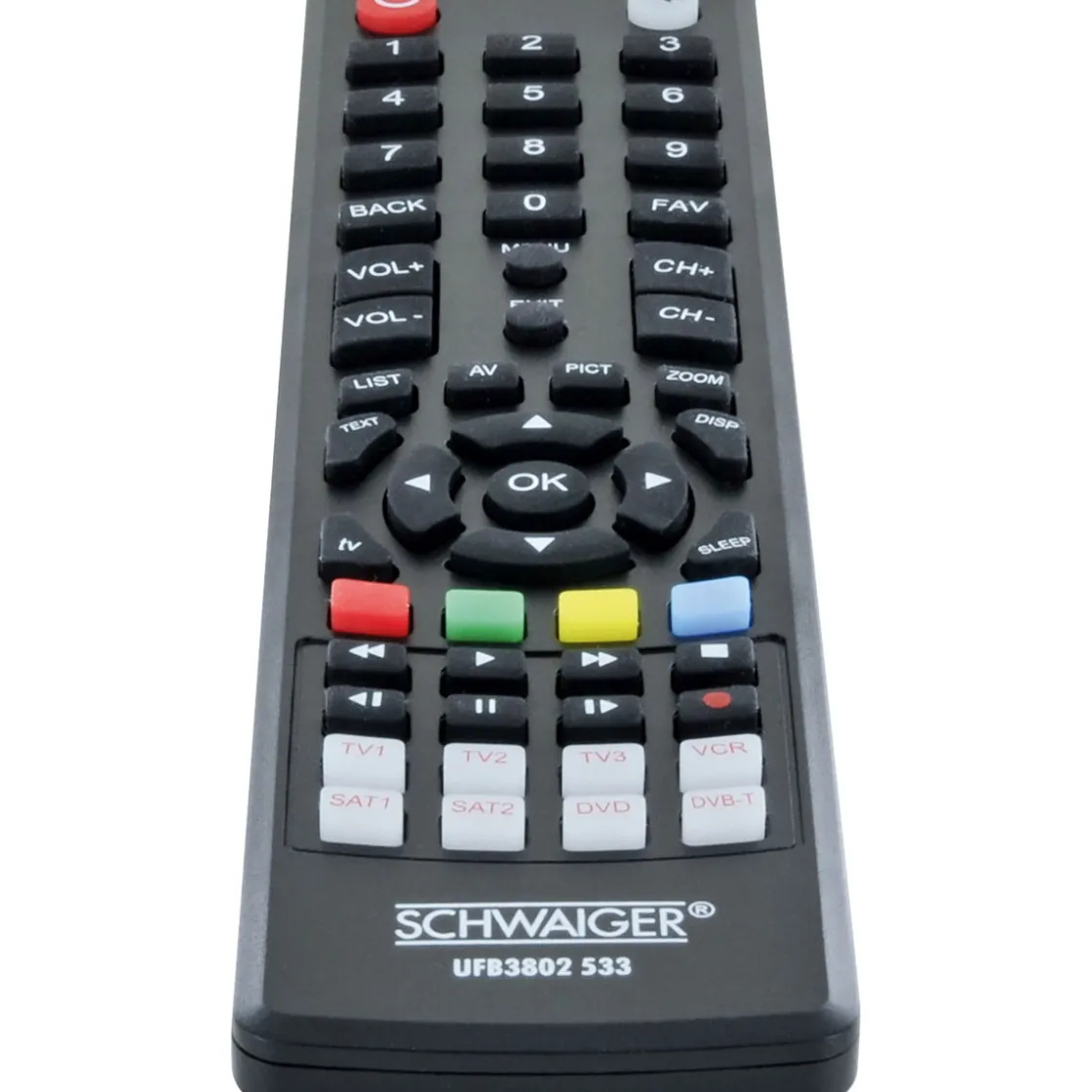 8in1 Universalfernbedienung 58 TastenDatenbank ^ Schwaiger Sale