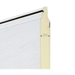 IsoMatic M-Sicke Woodgrain RAL 90102500x2125mm ^ Hörmann Outlet