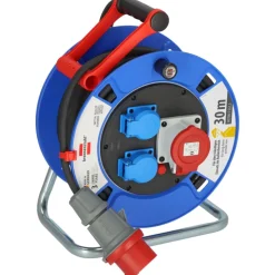 Kabeltrommel CEE 30m H07RN-F3G1,51xCEE 16A/400V 2xSchuko 230V ^ Brennenstuhl New