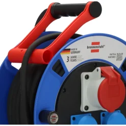 Kabeltrommel CEE 30m H07RN-F3G1,51xCEE 16A/400V 2xSchuko 230V ^ Brennenstuhl New
