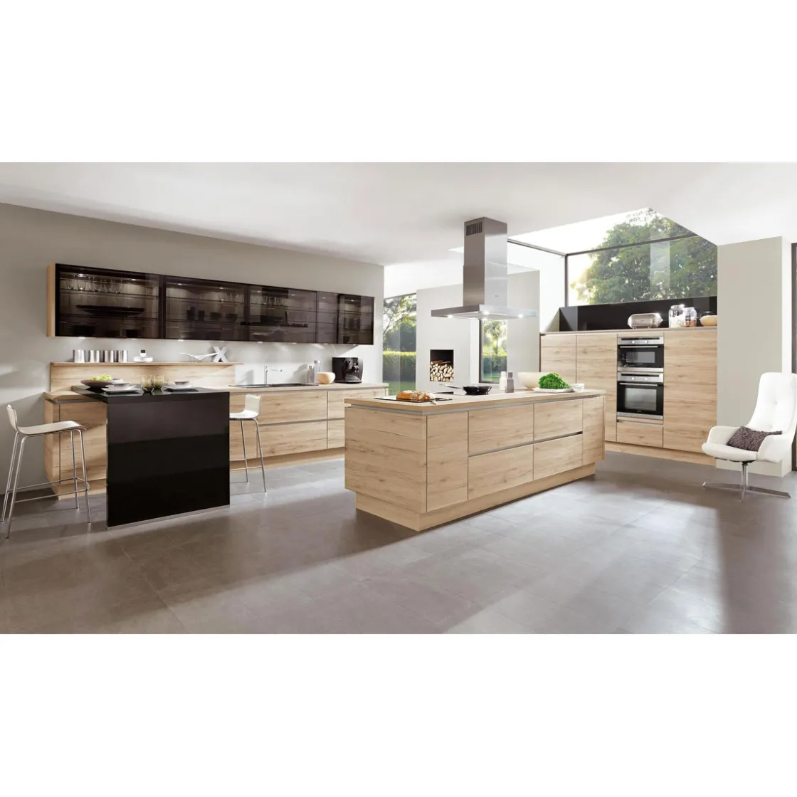 Arbeitsplatte 4100 x 600 x 38 mm Eiche Sand ^ KAINDL Outlet