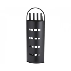 Kaminbesteck 4tlg Stahl schwarz beschichtet ^ MyFireTool Best