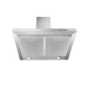 Kaminhaube Edelstahl, 60 cm, EEK A, 3 Leistungsstufen LED-Beleuchtung ^ Respekta Online