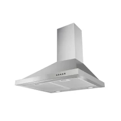 Kaminhaube Edelstahl, 60 cm, EEK A, 3 Leistungsstufen LED-Beleuchtung ^ Respekta Online